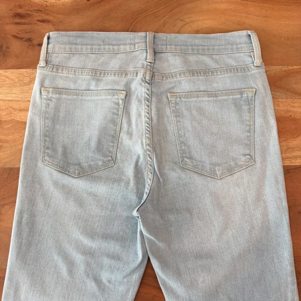 FRAME Denim x REVOLVE | 27W x 34L | Le High Flare in Surfview Light Blue Jeans - Picture 9 of 10
